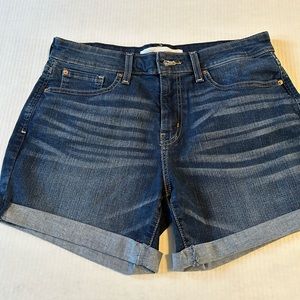 Levi Strauss Gold Signature Denim Mid Rise Shorts Size 10